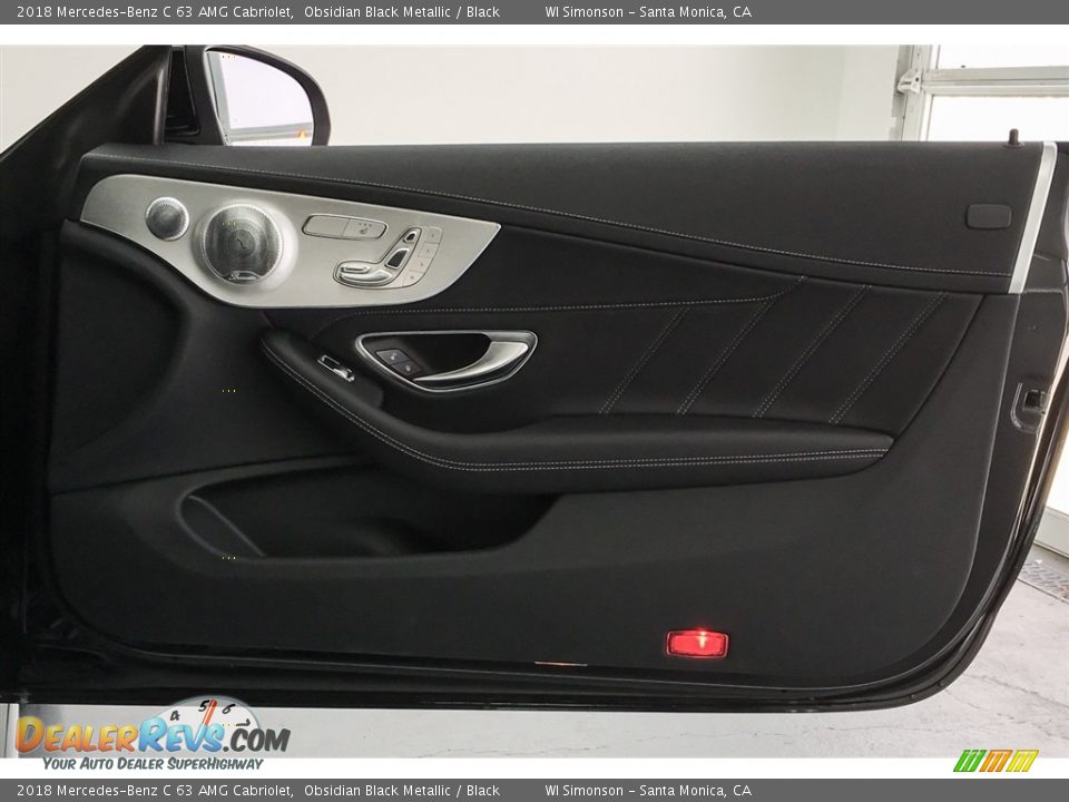 2018 Mercedes-Benz C 63 AMG Cabriolet Obsidian Black Metallic / Black Photo #30