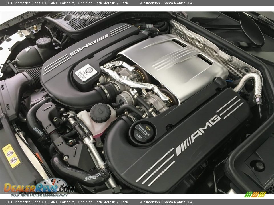 2018 Mercedes-Benz C 63 AMG Cabriolet Obsidian Black Metallic / Black Photo #31