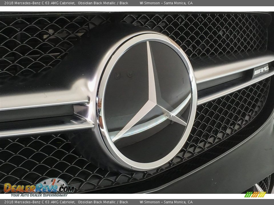 2018 Mercedes-Benz C 63 AMG Cabriolet Obsidian Black Metallic / Black Photo #33