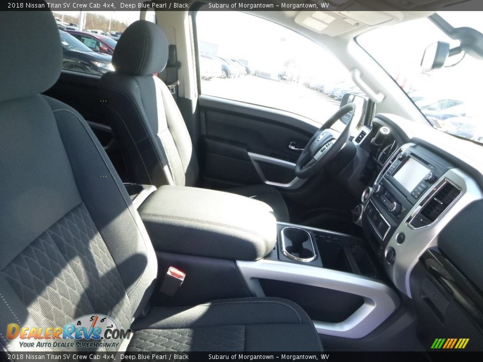 2018 Nissan Titan SV Crew Cab 4x4 Deep Blue Pearl / Black Photo #10