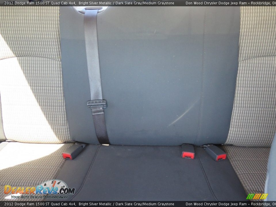 2012 Dodge Ram 1500 ST Quad Cab 4x4 Bright Silver Metallic / Dark Slate Gray/Medium Graystone Photo #20