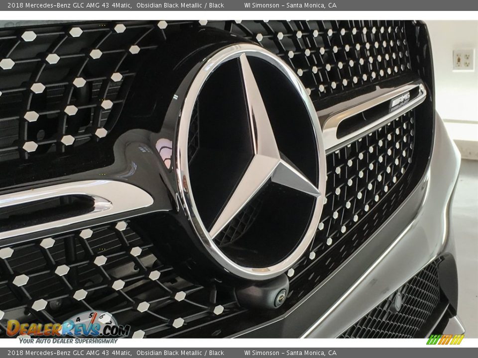 2018 Mercedes-Benz GLC AMG 43 4Matic Obsidian Black Metallic / Black Photo #33