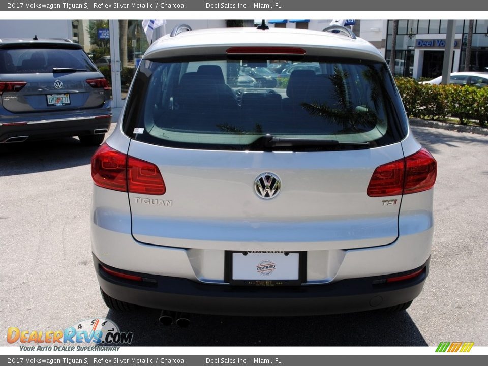 2017 Volkswagen Tiguan S Reflex Silver Metallic / Charcoal Photo #8