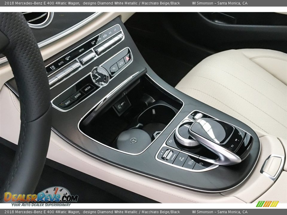 2018 Mercedes-Benz E 400 4Matic Wagon designo Diamond White Metallic / Macchiato Beige/Black Photo #7