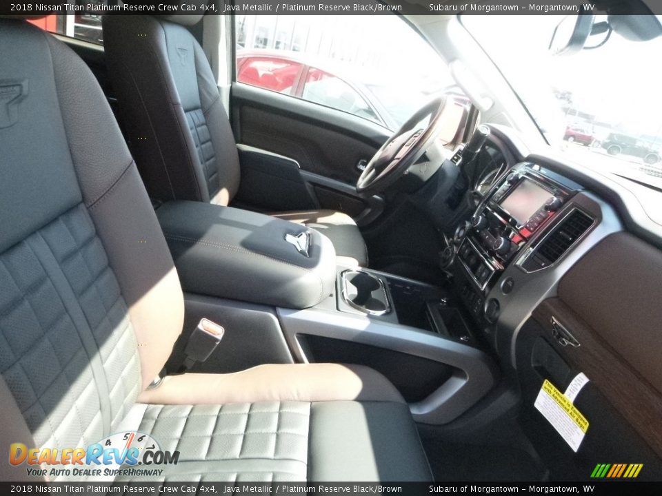 Front Seat of 2018 Nissan Titan Platinum Reserve Crew Cab 4x4 Photo #9