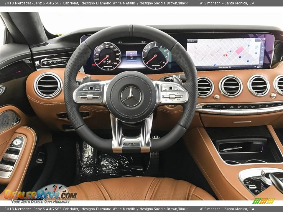 Dashboard of 2018 Mercedes-Benz S AMG S63 Cabriolet Photo #4