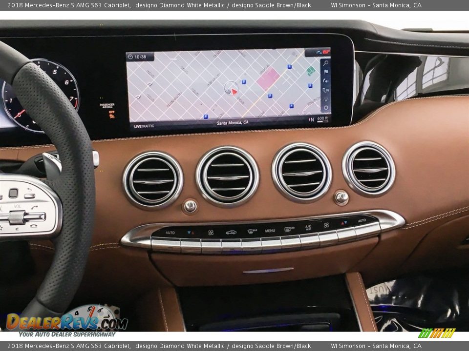 Controls of 2018 Mercedes-Benz S AMG S63 Cabriolet Photo #5