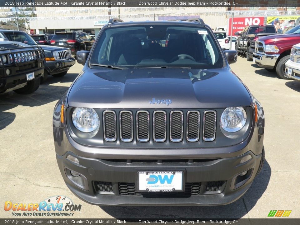 2018 Jeep Renegade Latitude 4x4 Granite Crystal Metallic / Black Photo #6