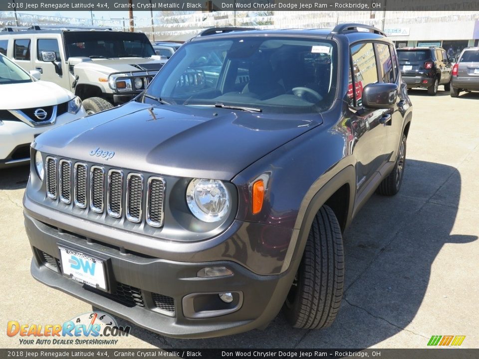 2018 Jeep Renegade Latitude 4x4 Granite Crystal Metallic / Black Photo #7