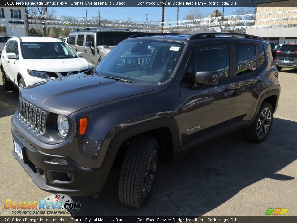 2018 Jeep Renegade Latitude 4x4 Granite Crystal Metallic / Black Photo #8