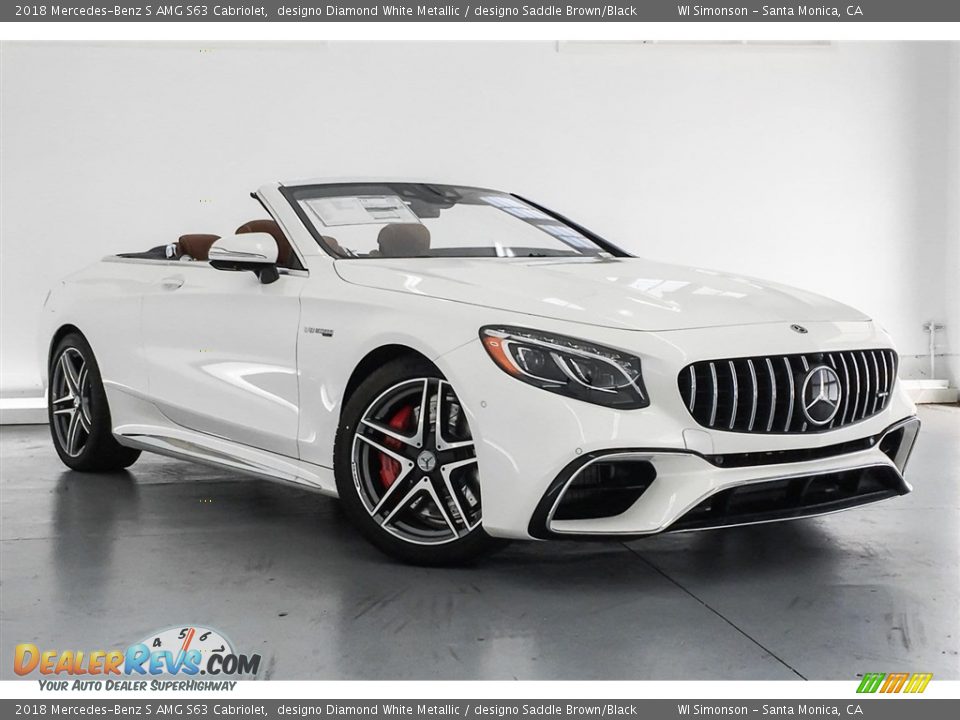 Front 3/4 View of 2018 Mercedes-Benz S AMG S63 Cabriolet Photo #12