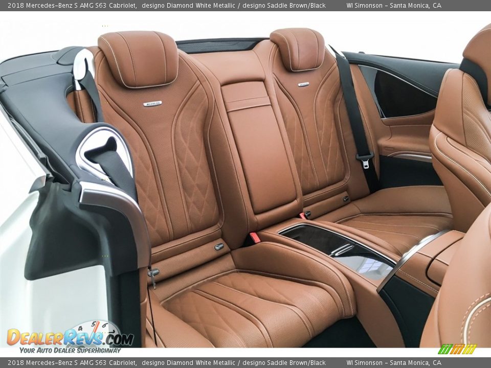Rear Seat of 2018 Mercedes-Benz S AMG S63 Cabriolet Photo #15