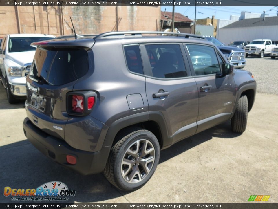 2018 Jeep Renegade Latitude 4x4 Granite Crystal Metallic / Black Photo #13