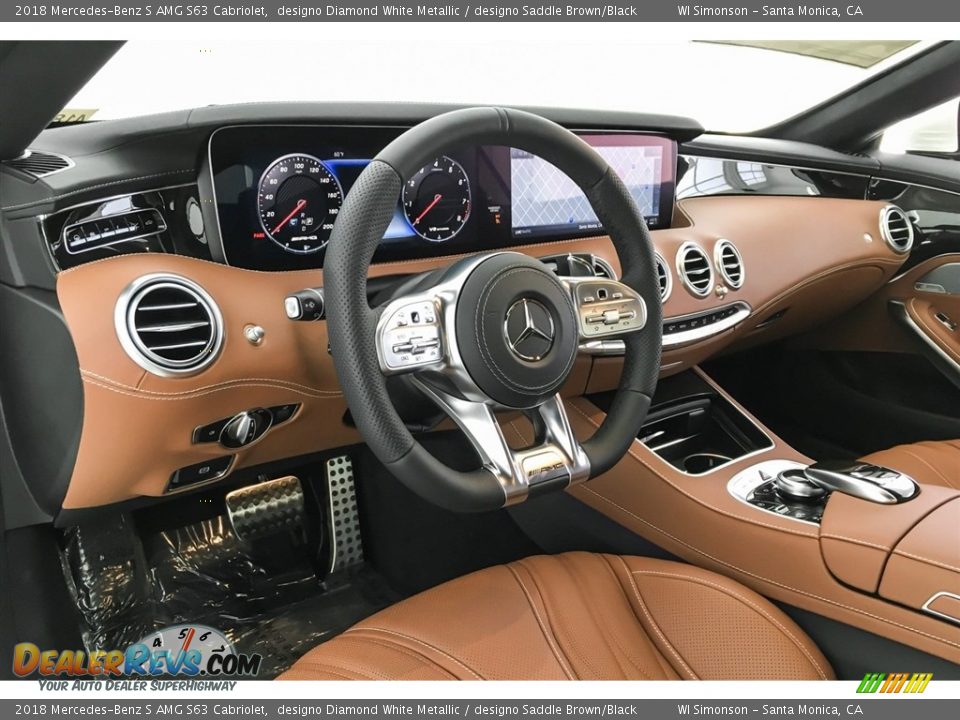 Dashboard of 2018 Mercedes-Benz S AMG S63 Cabriolet Photo #20