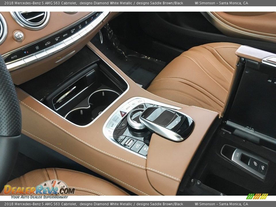 2018 Mercedes-Benz S AMG S63 Cabriolet designo Diamond White Metallic / designo Saddle Brown/Black Photo #21