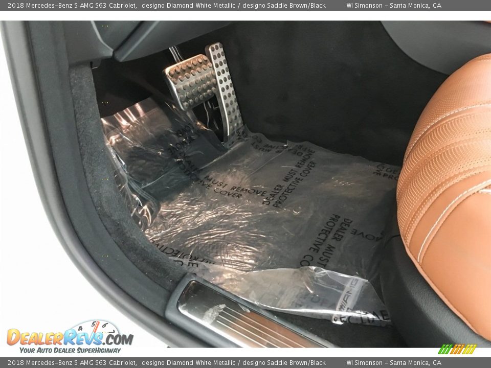 2018 Mercedes-Benz S AMG S63 Cabriolet designo Diamond White Metallic / designo Saddle Brown/Black Photo #22