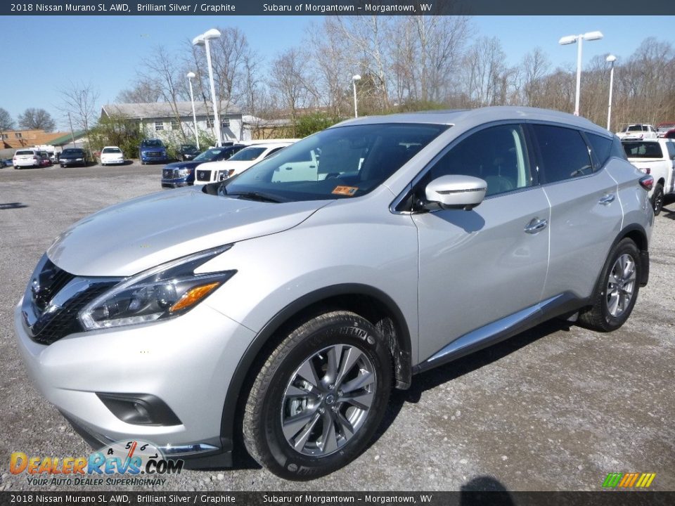 Front 3/4 View of 2018 Nissan Murano SL AWD Photo #8