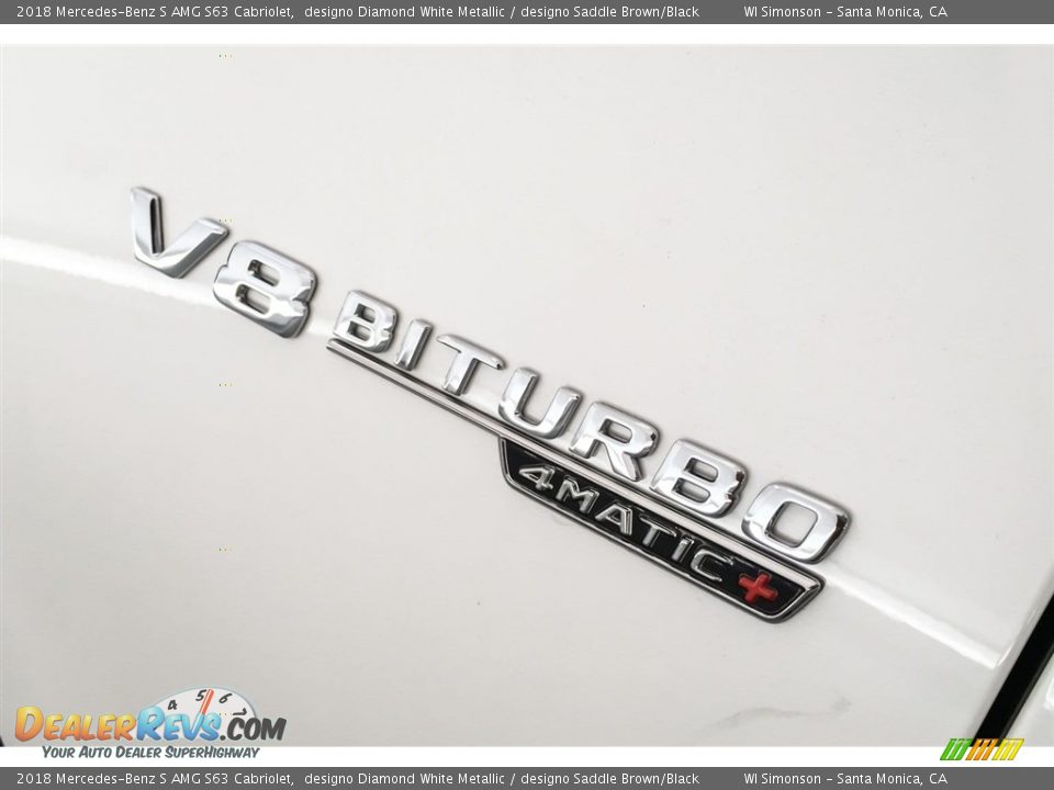 2018 Mercedes-Benz S AMG S63 Cabriolet designo Diamond White Metallic / designo Saddle Brown/Black Photo #28