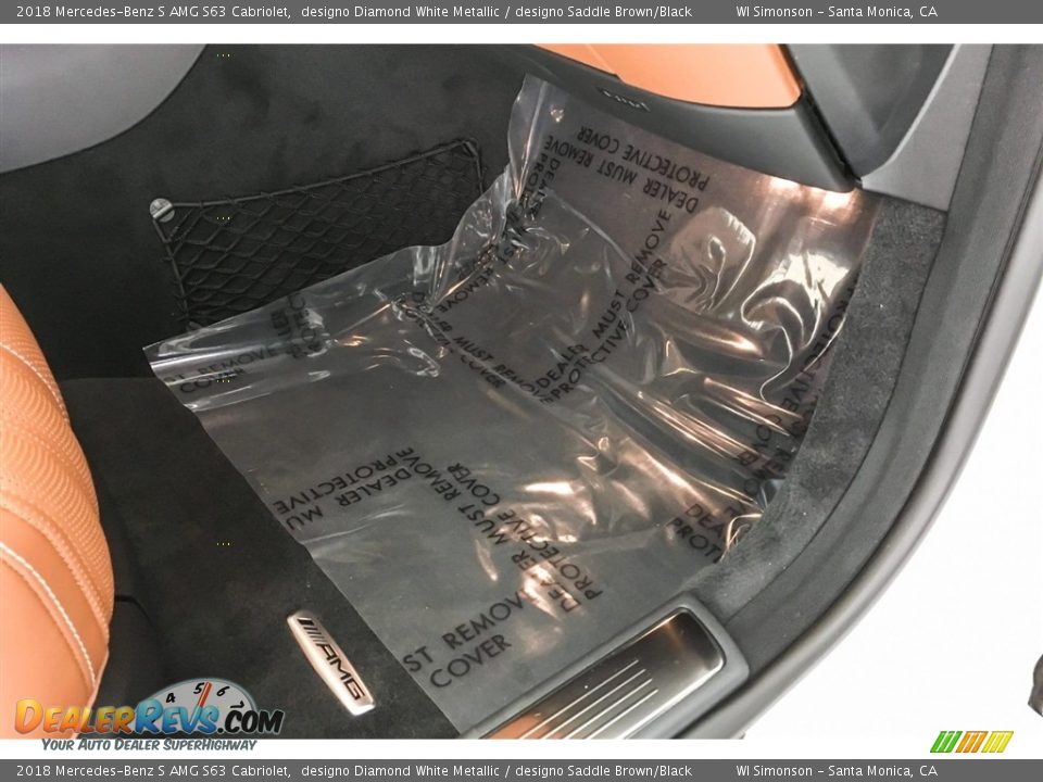 2018 Mercedes-Benz S AMG S63 Cabriolet designo Diamond White Metallic / designo Saddle Brown/Black Photo #29