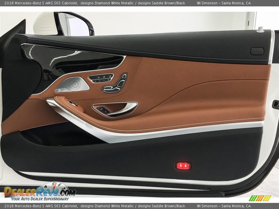 2018 Mercedes-Benz S AMG S63 Cabriolet designo Diamond White Metallic / designo Saddle Brown/Black Photo #30