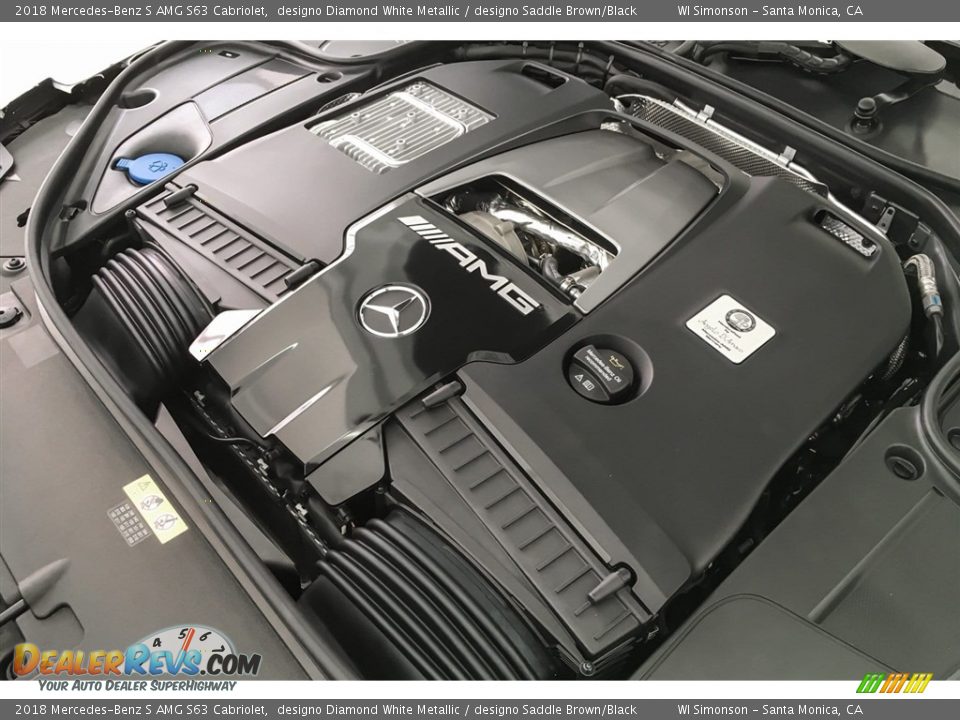2018 Mercedes-Benz S AMG S63 Cabriolet designo Diamond White Metallic / designo Saddle Brown/Black Photo #31