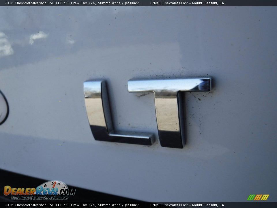 2016 Chevrolet Silverado 1500 LT Z71 Crew Cab 4x4 Summit White / Jet Black Photo #10