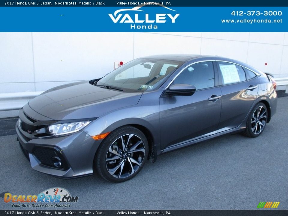 2017 Honda Civic Si Sedan Modern Steel Metallic / Black Photo #1