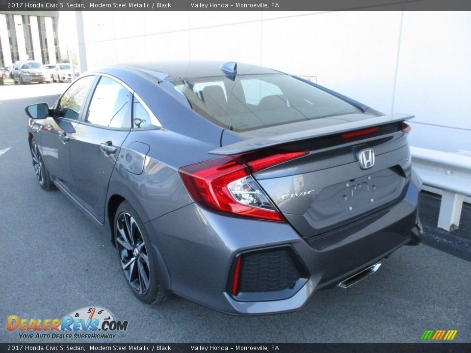 2017 Honda Civic Si Sedan Modern Steel Metallic / Black Photo #3