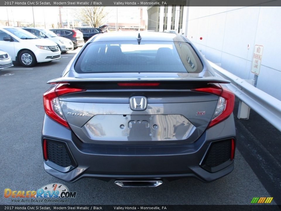 2017 Honda Civic Si Sedan Modern Steel Metallic / Black Photo #4
