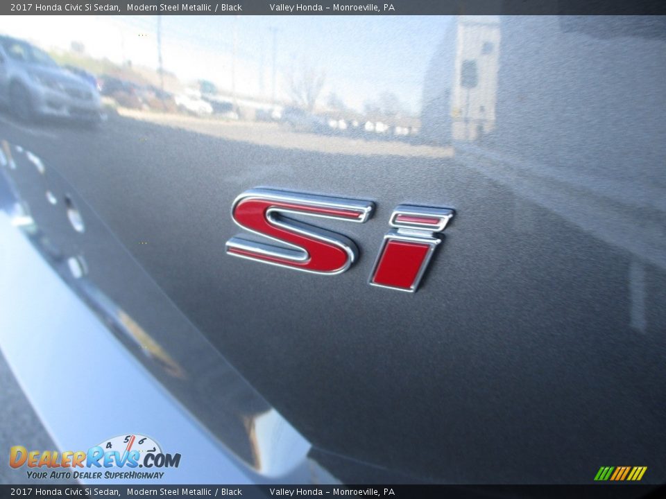 2017 Honda Civic Si Sedan Modern Steel Metallic / Black Photo #6