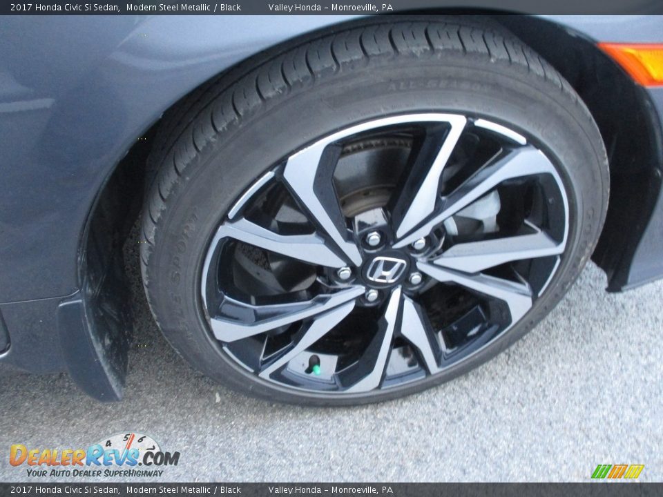 2017 Honda Civic Si Sedan Modern Steel Metallic / Black Photo #7