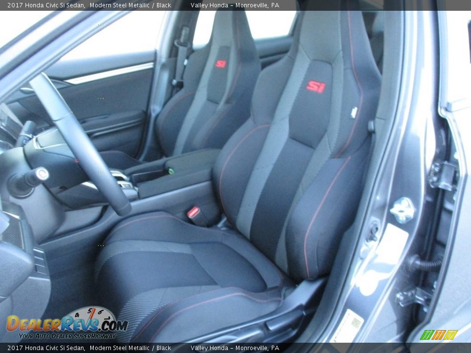 2017 Honda Civic Si Sedan Modern Steel Metallic / Black Photo #13