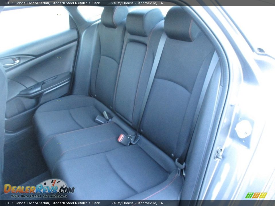 2017 Honda Civic Si Sedan Modern Steel Metallic / Black Photo #14