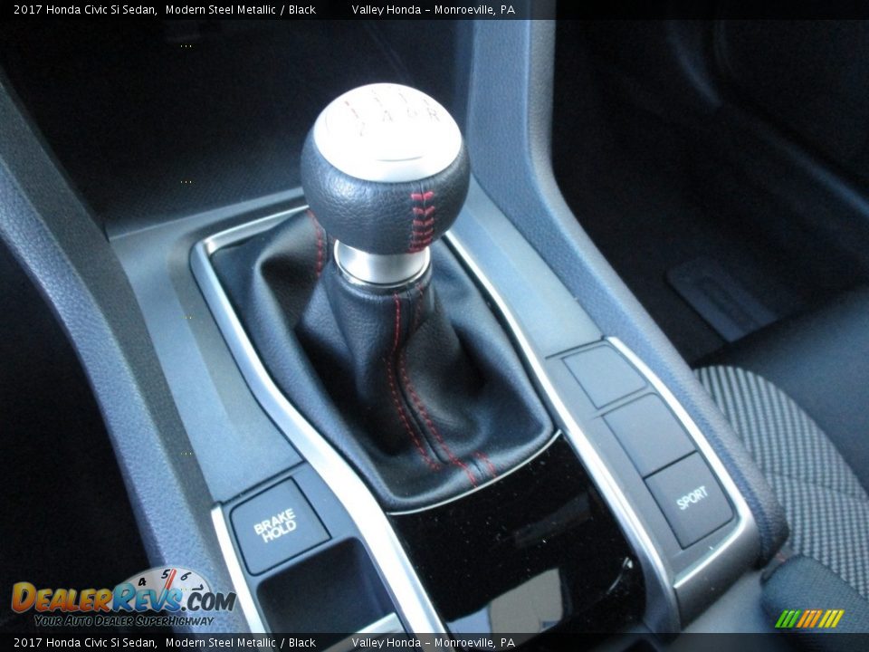 2017 Honda Civic Si Sedan Modern Steel Metallic / Black Photo #17