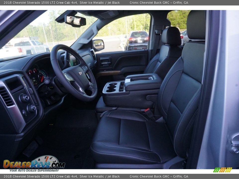 2018 Chevrolet Silverado 1500 LTZ Crew Cab 4x4 Silver Ice Metallic / Jet Black Photo #5