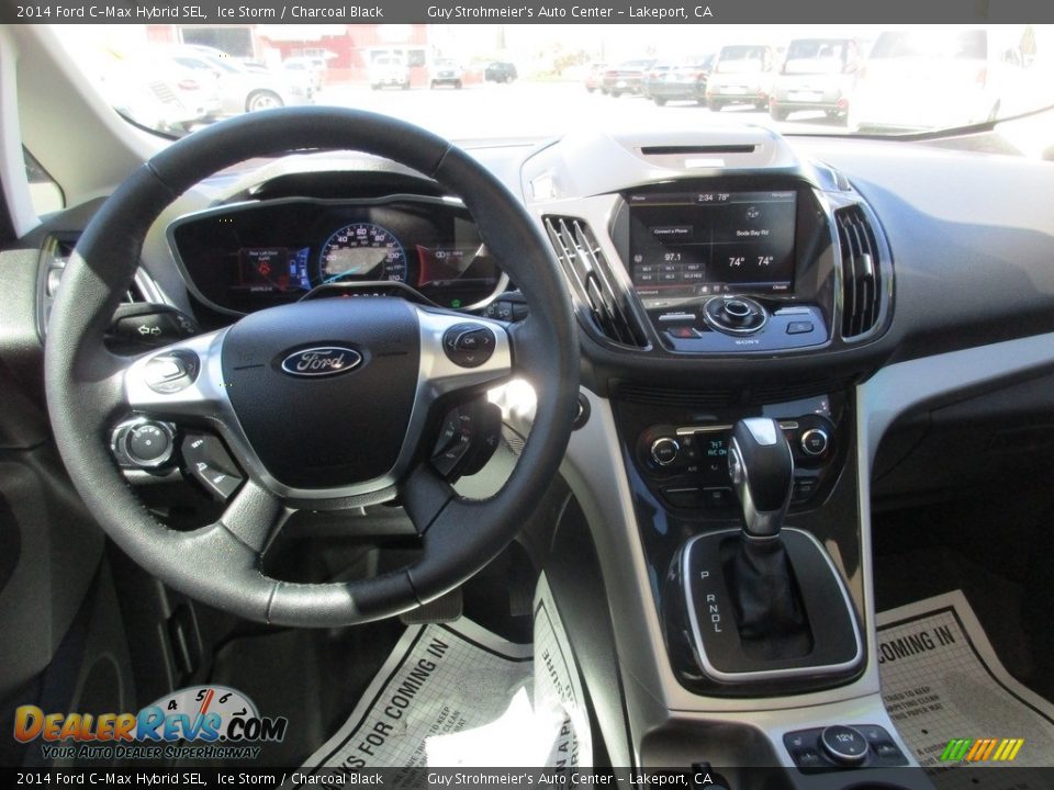 2014 Ford C-Max Hybrid SEL Ice Storm / Charcoal Black Photo #10