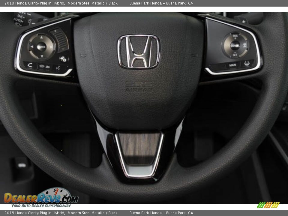 2018 Honda Clarity Plug In Hybrid Modern Steel Metallic / Black Photo #25