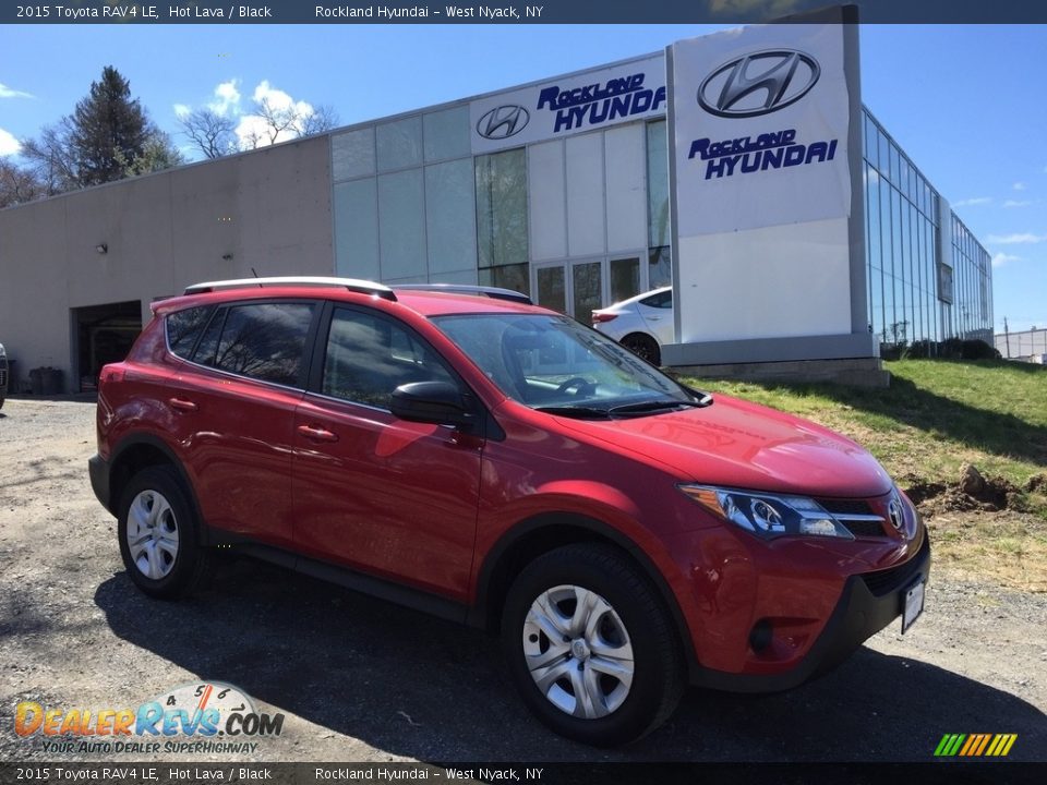 2015 Toyota RAV4 LE Hot Lava / Black Photo #1
