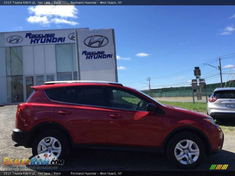 2015 Toyota RAV4 LE Hot Lava / Black Photo #3