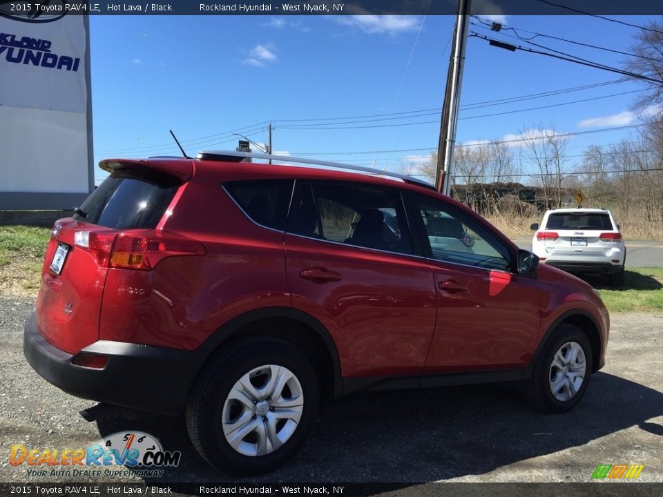 2015 Toyota RAV4 LE Hot Lava / Black Photo #4
