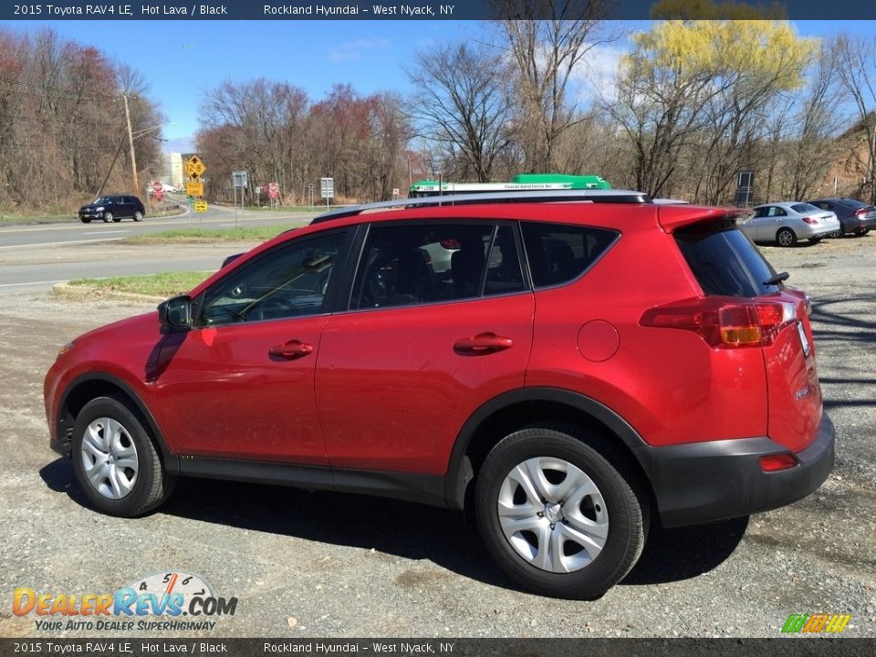 2015 Toyota RAV4 LE Hot Lava / Black Photo #6