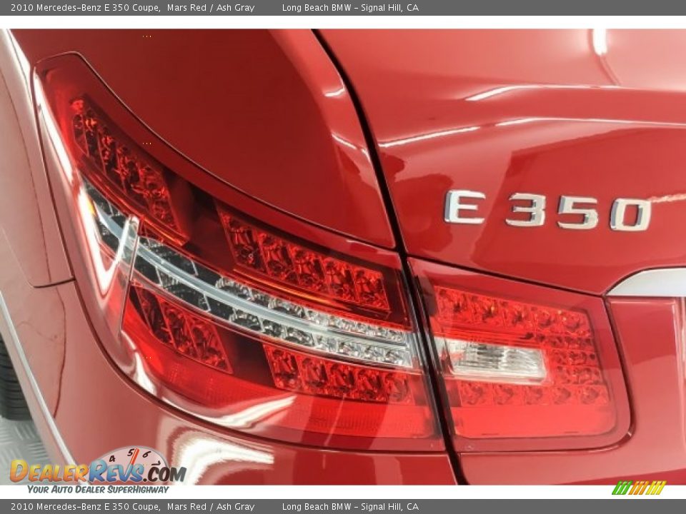 2010 Mercedes-Benz E 350 Coupe Mars Red / Ash Gray Photo #30