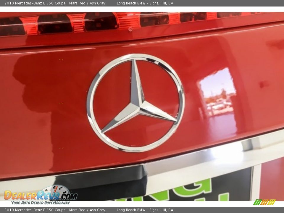 2010 Mercedes-Benz E 350 Coupe Mars Red / Ash Gray Photo #31