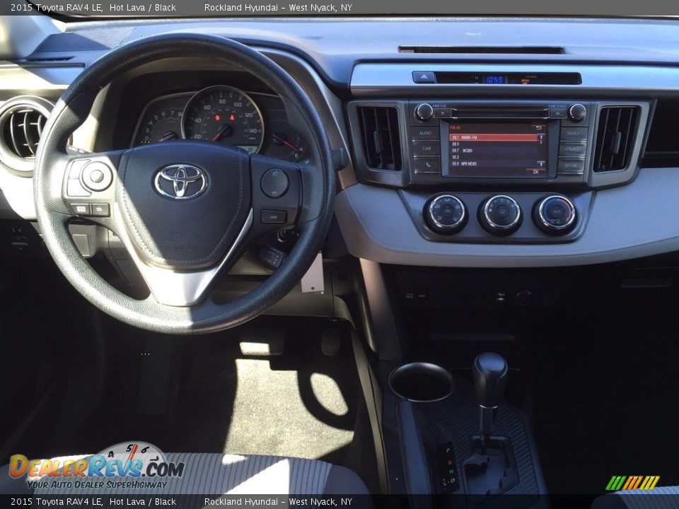 2015 Toyota RAV4 LE Hot Lava / Black Photo #12