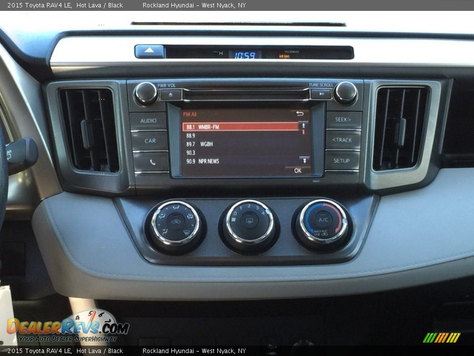 2015 Toyota RAV4 LE Hot Lava / Black Photo #13