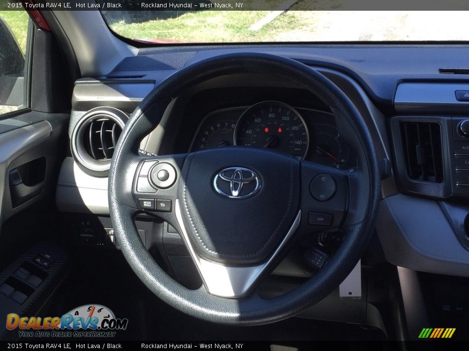 2015 Toyota RAV4 LE Hot Lava / Black Photo #15