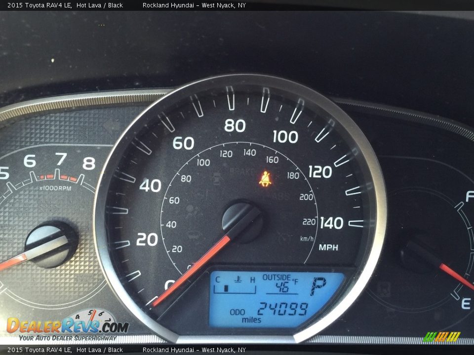 2015 Toyota RAV4 LE Hot Lava / Black Photo #18