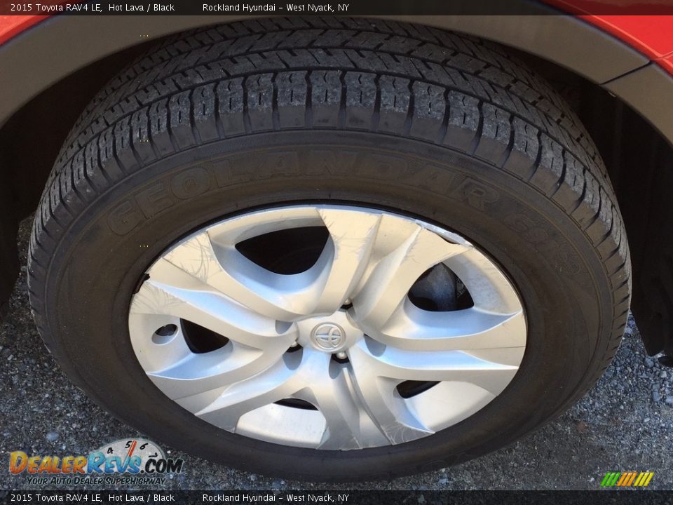 2015 Toyota RAV4 LE Hot Lava / Black Photo #26