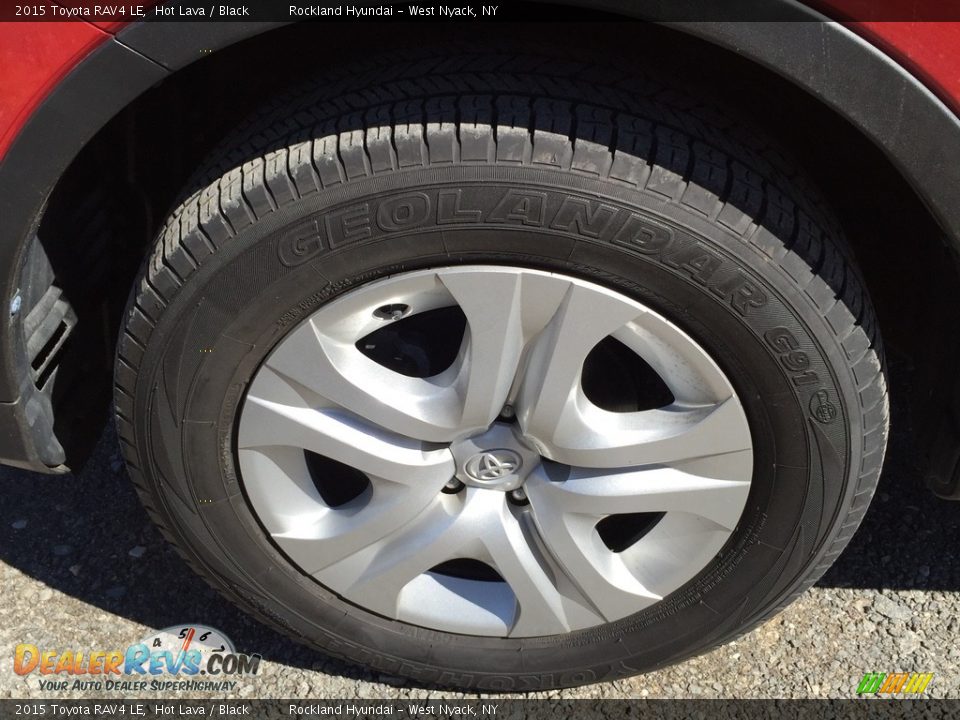 2015 Toyota RAV4 LE Hot Lava / Black Photo #27