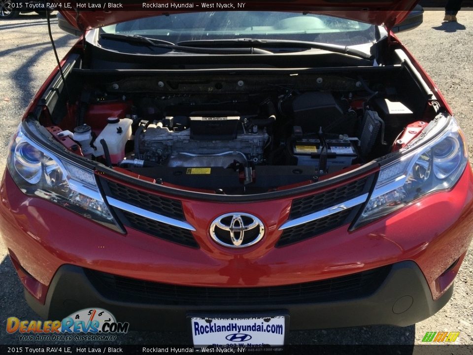 2015 Toyota RAV4 LE Hot Lava / Black Photo #28
